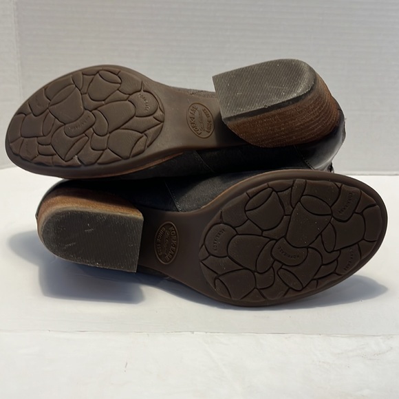 Kork-Ease Madelena Taupe Gray Ankle Booties, Back Zip, Size 7 M, Distressed - Picture 6 of 12